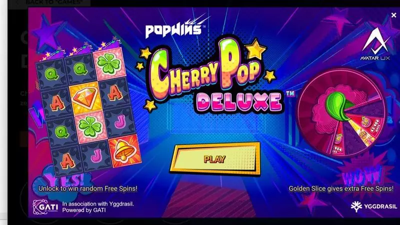 CherryPop Deluxe Slots AvatarUX Reward Reels