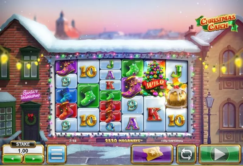 Christmas Catch Slots Big Time Gaming Free Spins