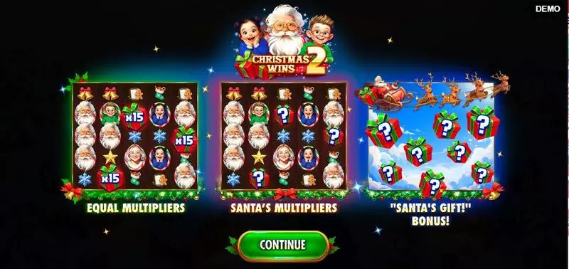 Christmas Wins 2 Slots Red Rake Gaming Free Spins