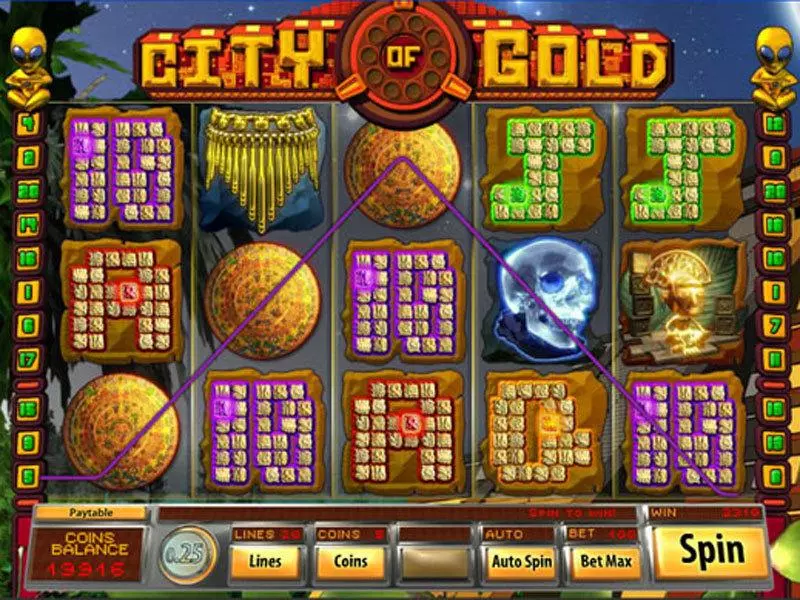 City of Gold Slots Saucify Free Spins