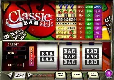 Classic Bar Slots PlayTech 