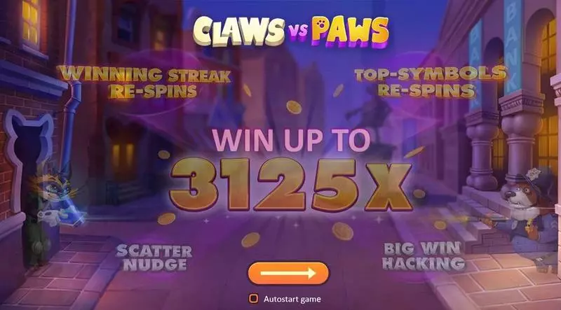 Claws vs Paws Slots Playson Bonus Meters