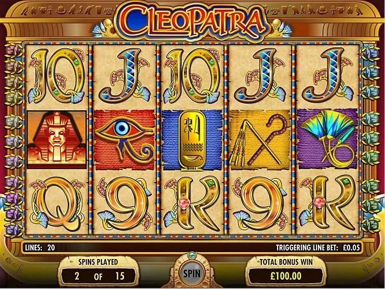 Cleopatra Slots IGT Free Spins