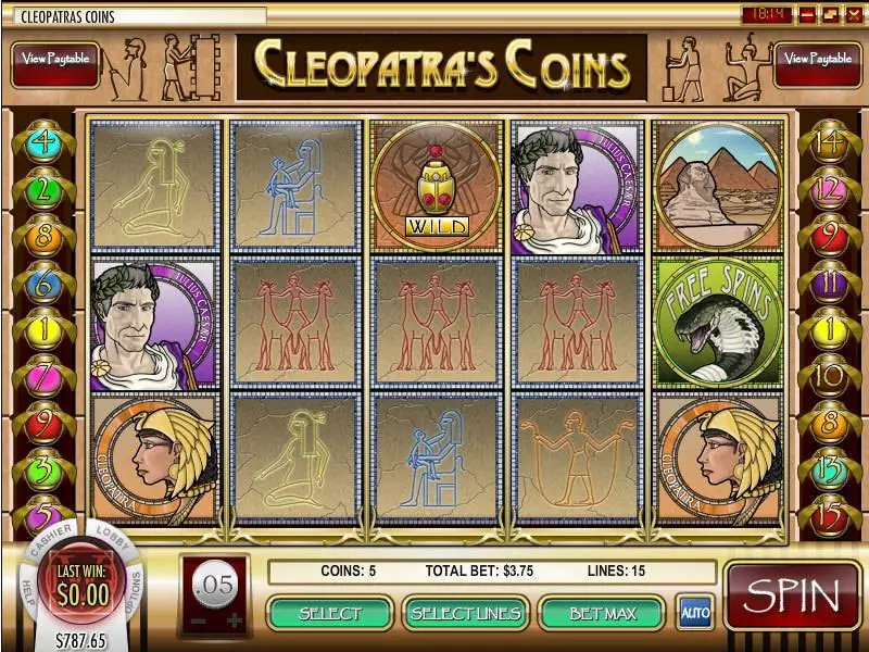 Cleopatra's Coin Slots Rival Free Spins