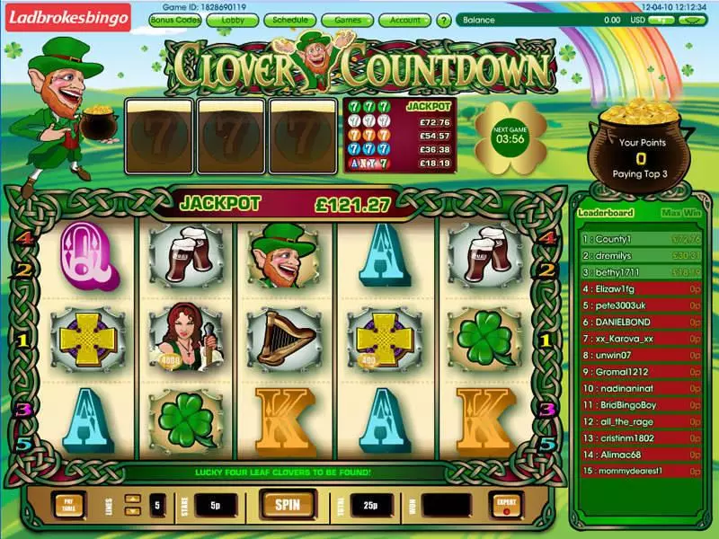 Clover Countdown Mini Slots Virtue Fusion Free Spins
