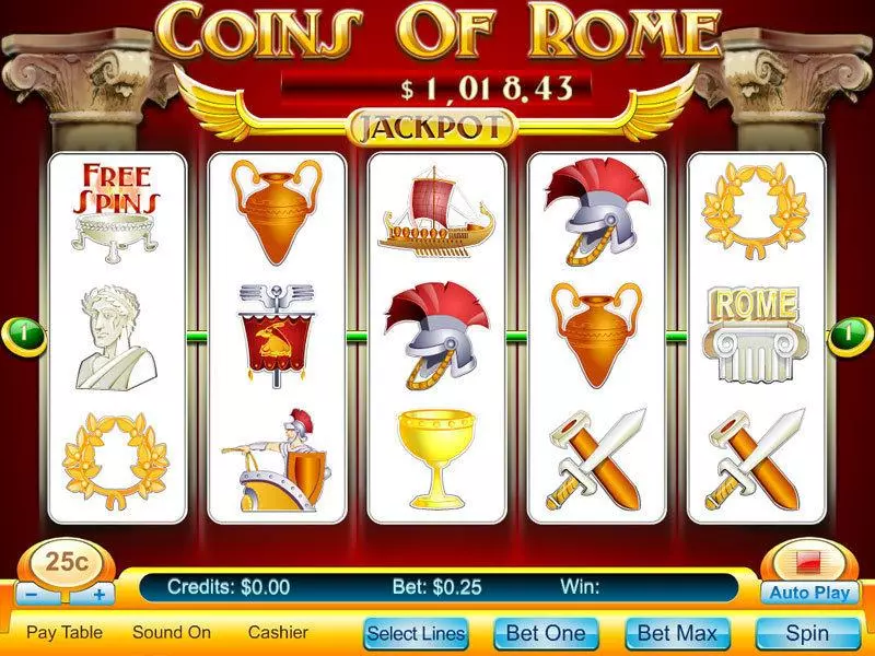 Coins Of Rome Slots Byworth Free Spins