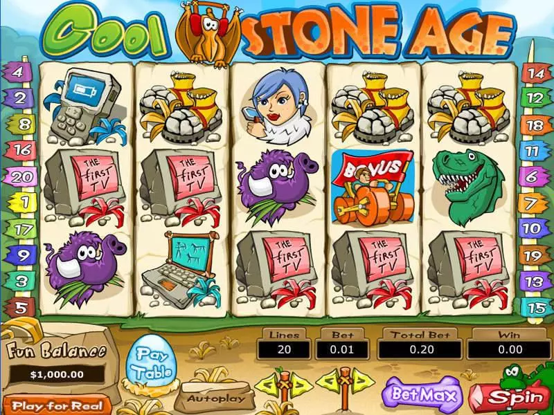 Cool Stone Age Slots Topgame Free Spins
