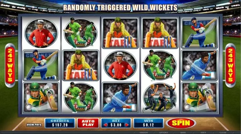 Cricket Star Slots Microgaming Free Spins
