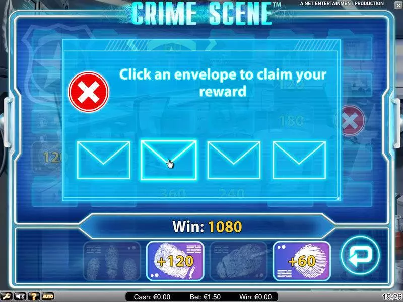 Crime Scene Slots NetEnt Second Screen Game