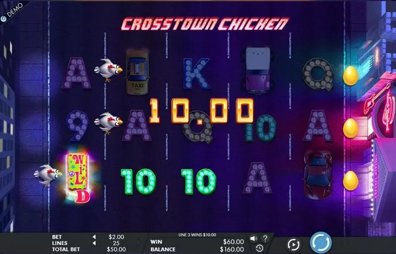 Crosstown Chicken Slots Genesis Second Screen Game
