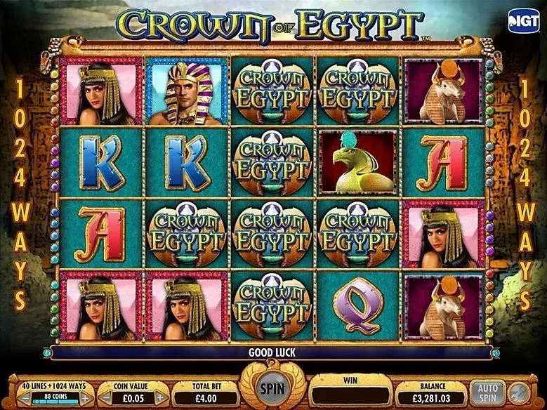 Crown of Egypt Slots IGT 