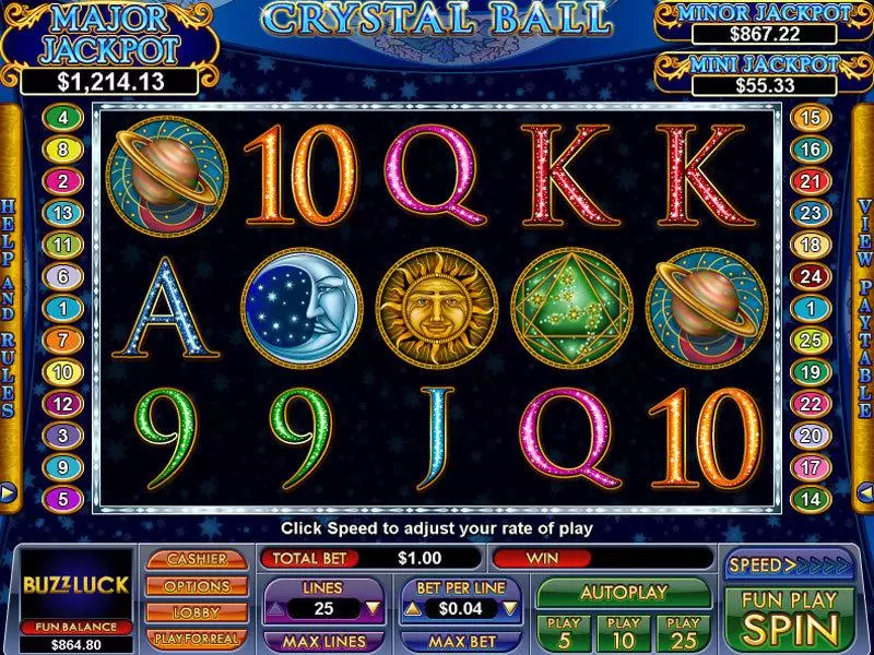 Crystal Ball Slots NuWorks Free Spins