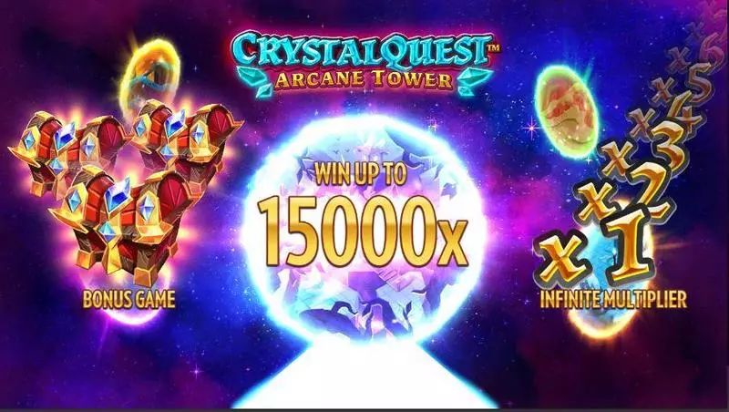 Crystal Quest: ArcaneTower Slots Thunderkick Multipliers