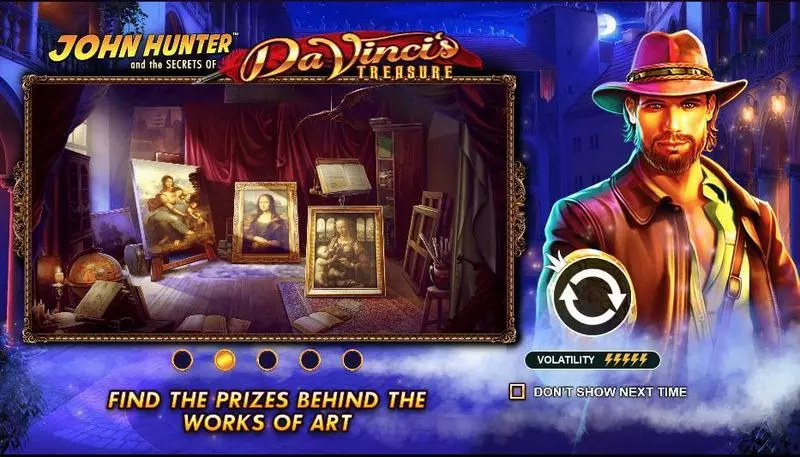 Da Vinci's Treasure Slots Pragmatic Play Second Screen Game