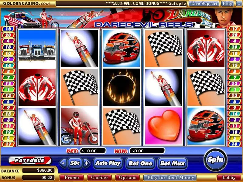 Daredevil Dave Slots WGS Technology Free Spins