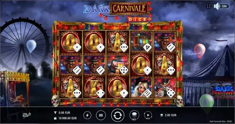 Dark Carnivale Dice Slots BF Games Free Spins