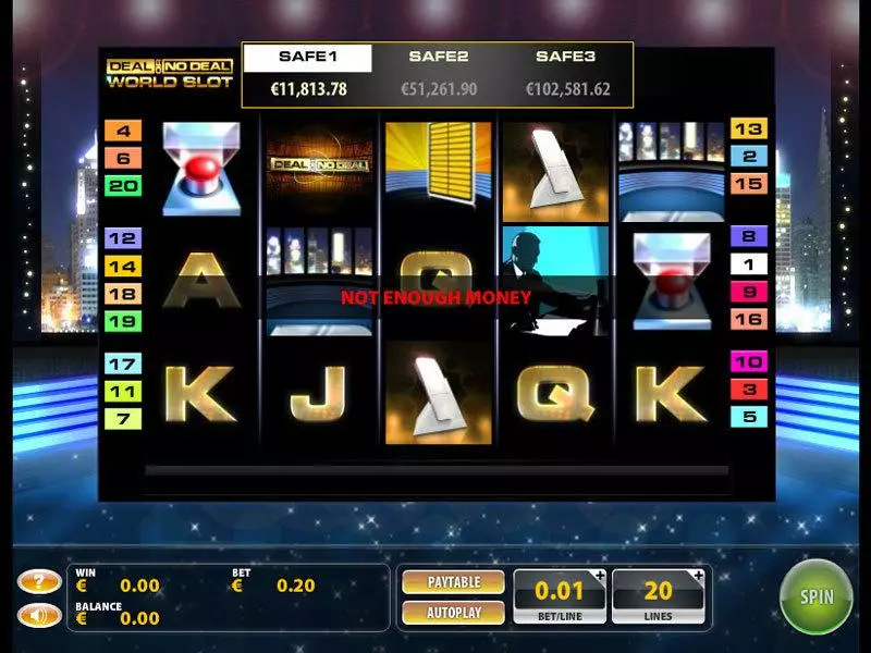 Deal or No Deal World Slots GTECH Free Spins