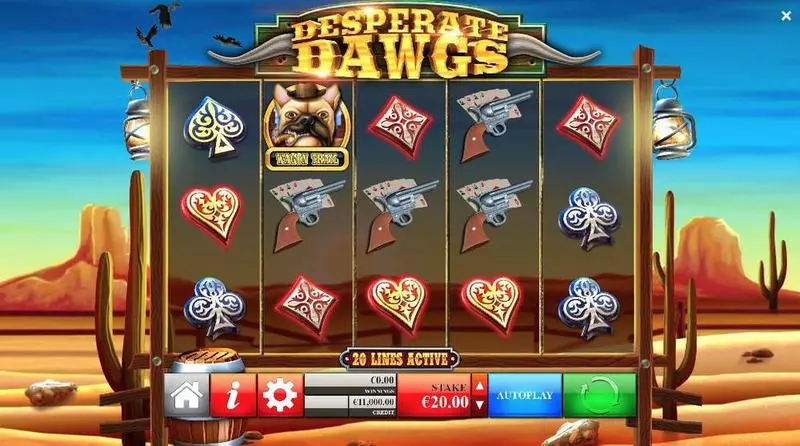 Desperate Dawgs Slots Yggdrasil Second Screen Game