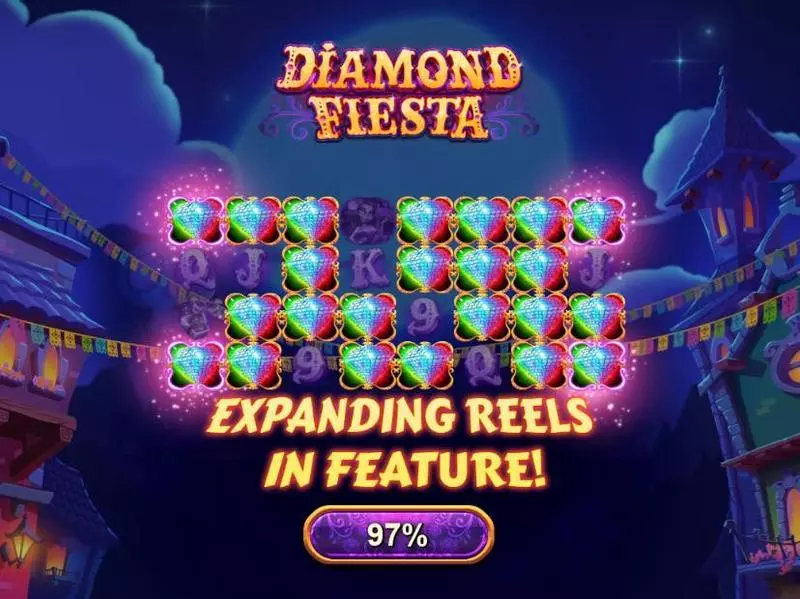 Diamond Fiesta Slots RTG Expanding Reels