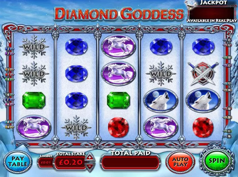 Diamond Goddess Slots Inspired Free Spins