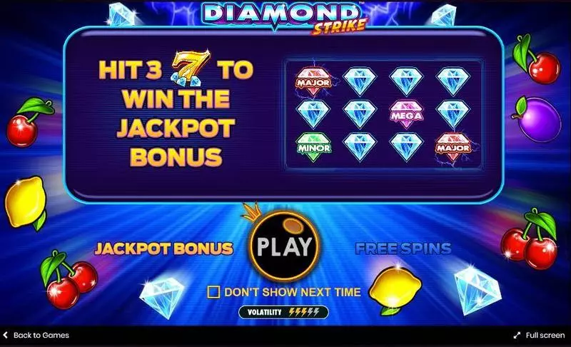 Diamond Strike Slots Pragmatic Play Free Spins