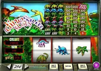 Dinosaur Slots PlayTech 