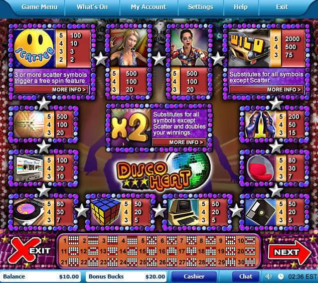 Disco Heart Slots Leap Frog Free Spins