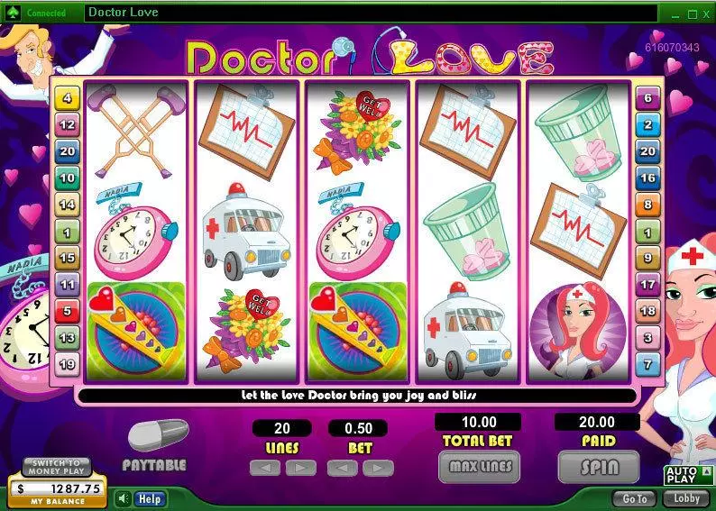 Doctor Love Slots 888 Free Spins
