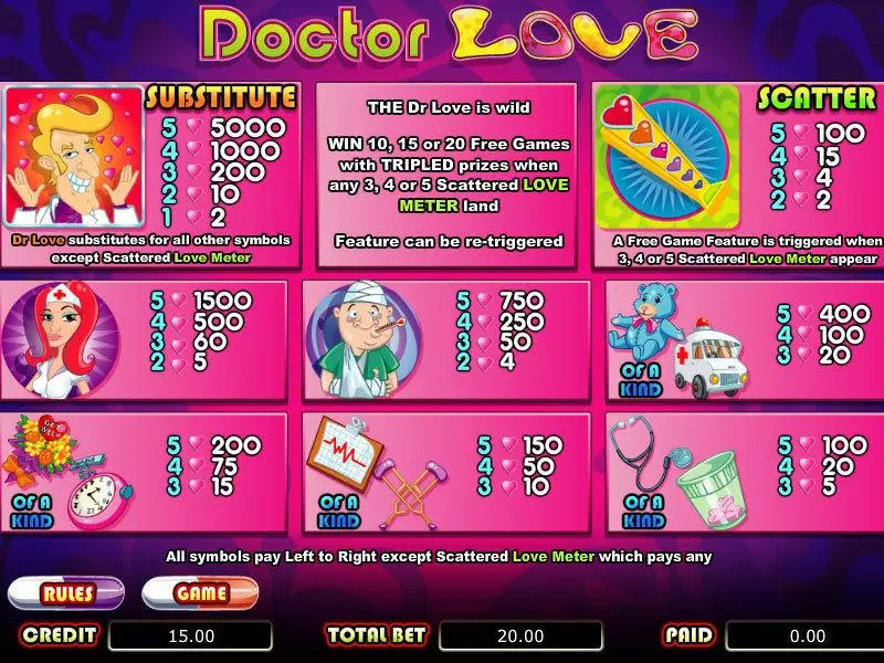Doctor Love Slots bwin.party Free Spins