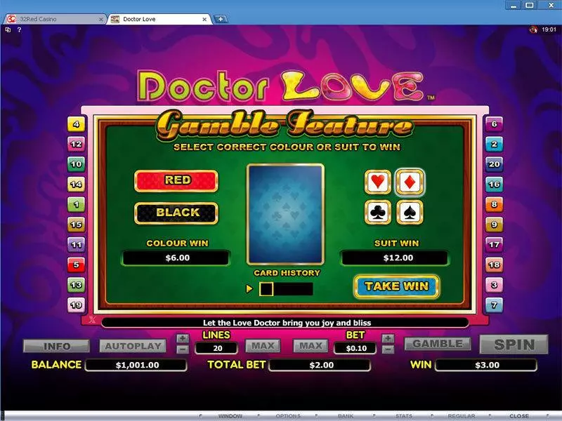 Doctor Love Slots Microgaming Free Spins