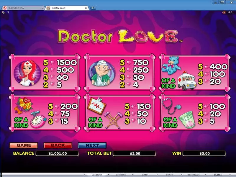 Doctor Love Slots Microgaming Free Spins