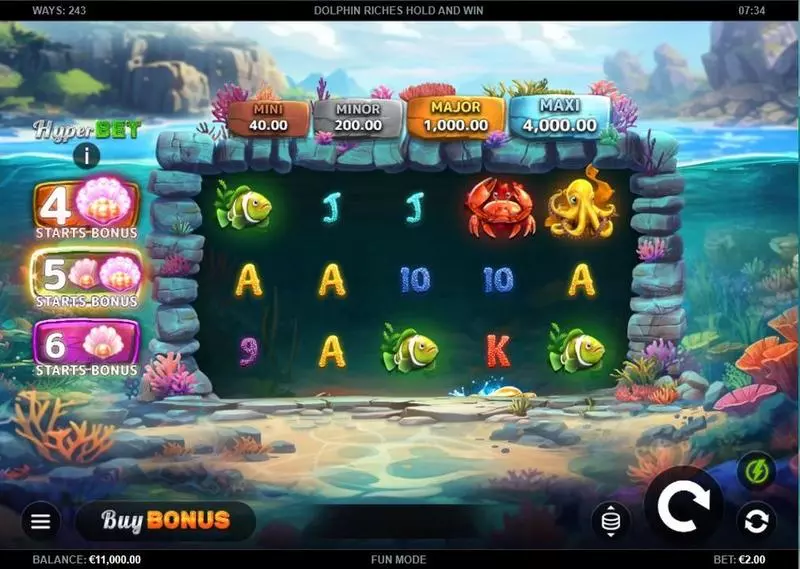Dolphin Riches Hold and Win Slots Kalamba Games Free Spins