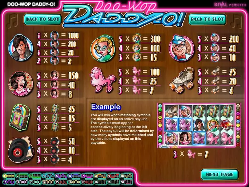 Doo-wop Daddy-O Slots Rival Second Screen Game