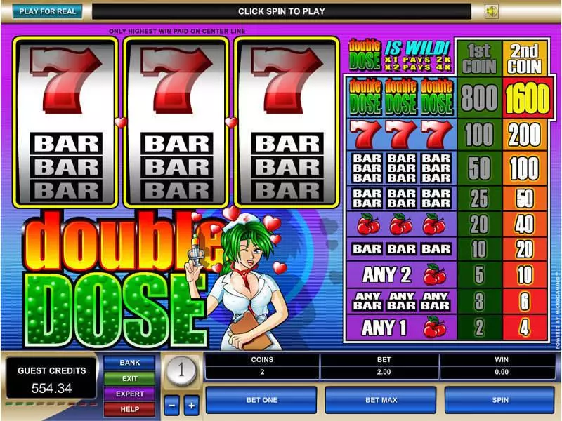 Double Dose Slots Microgaming 