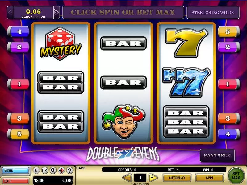 Double Sevens Slots GTECH Free Spins