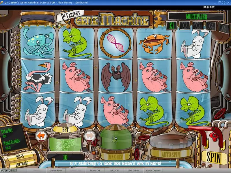 Dr Carter's Gene Machine Slots bwin.party Free Spins