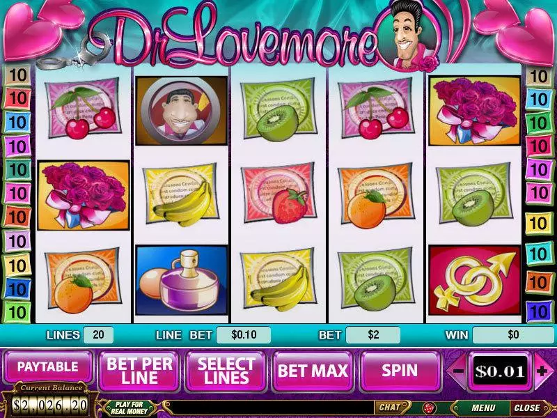 Dr Lovemore Slots PlayTech Free Spins