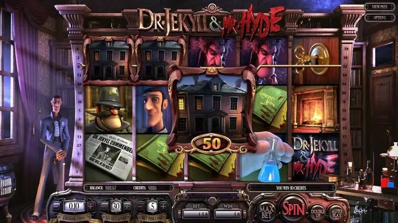 Dr. Jekyll & Mr.Hyde Slots BetSoft Second Screen Game