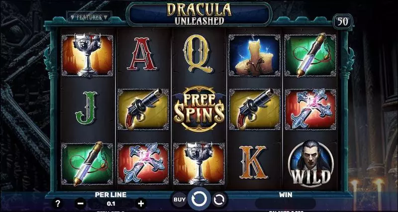 Dracula – Unleashed Slots Spinomenal Free Spins