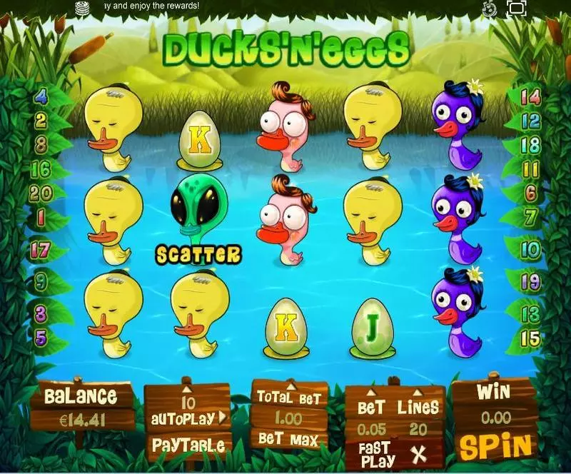 Ducks and Eggs Slots Topgame Free Spins
