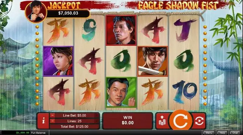 Eagle Shadow Fist Slots RTG Free Spins