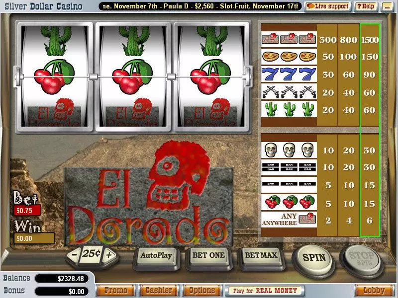 El Dorado Slots Vegas Technology 