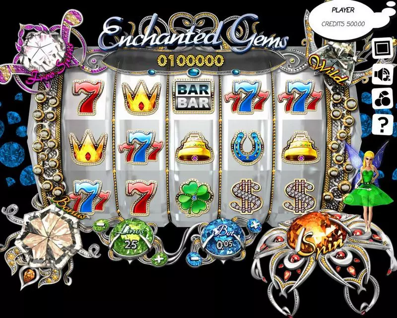 Enchanted Gems Slots Slotland Software Second Screen Game