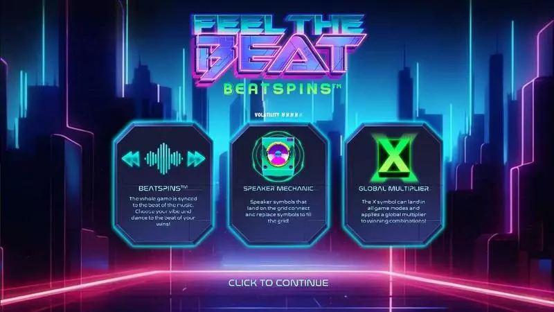 Feel the Beat Slots Hacksaw Gaming Free Spins