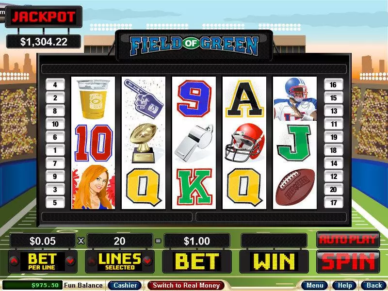 Field of Green Slots RTG Free Spins