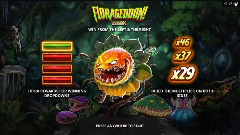 Florageddon! DuoMax Slots Yggdrasil Free Spins Gamble