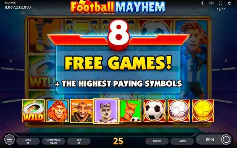 Football Mayhem Slots Endorphina Free Spins