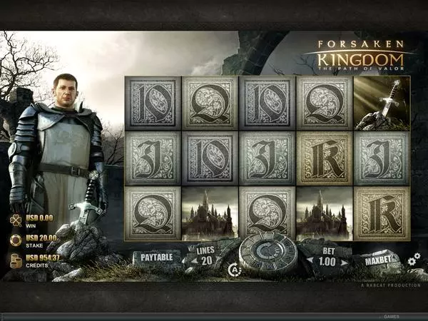 Forsaken Kingdom Slots Microgaming Second Screen Game
