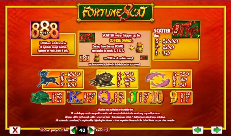 Fortune 8 Cat Slots Amaya Free Spins