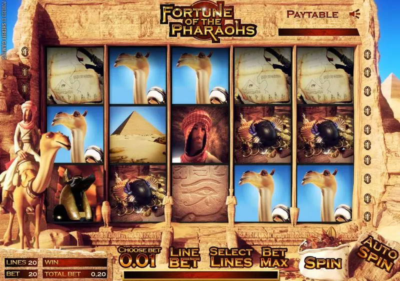 Fortune of the Pharaohs Slots Sheriff Gaming Pick a Box
